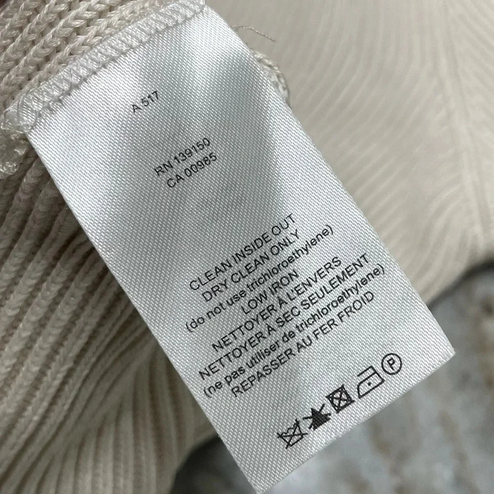THE ROW 100% Silk SWEATER Women’s Small - Picture 6 of 11